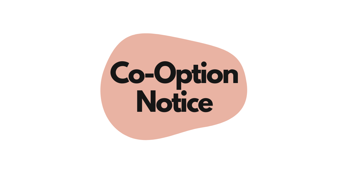 Cwmtillery Ward Co-Option Notice