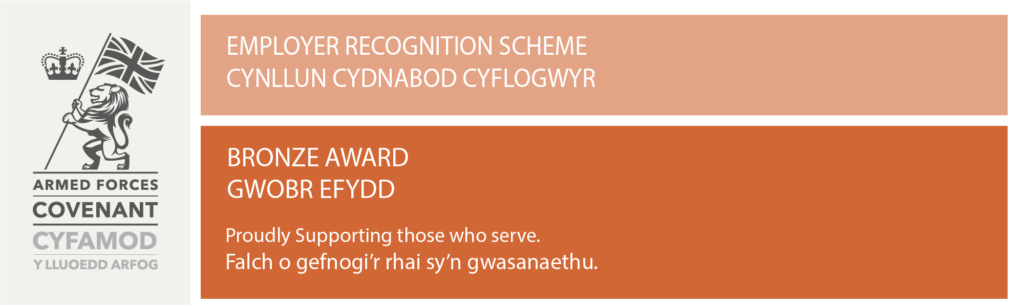 Bronze Award Employer Recognition Scheme